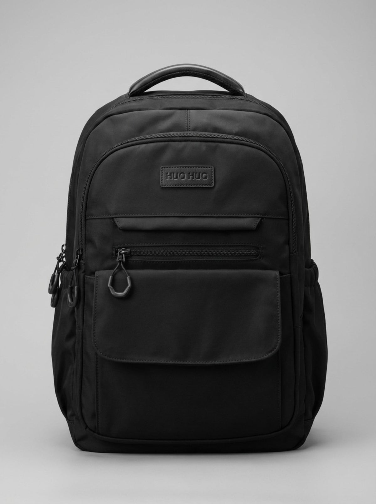 Men's Urban Utility Backpack "HUO HUO" — All Black