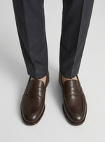 Men's Timeless Espresso Leather Penny Loafers