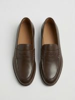 Men's Timeless Espresso Leather Penny Loafers
