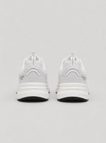 Women's Retro Chunky Mesh Sneakers - White/Grey