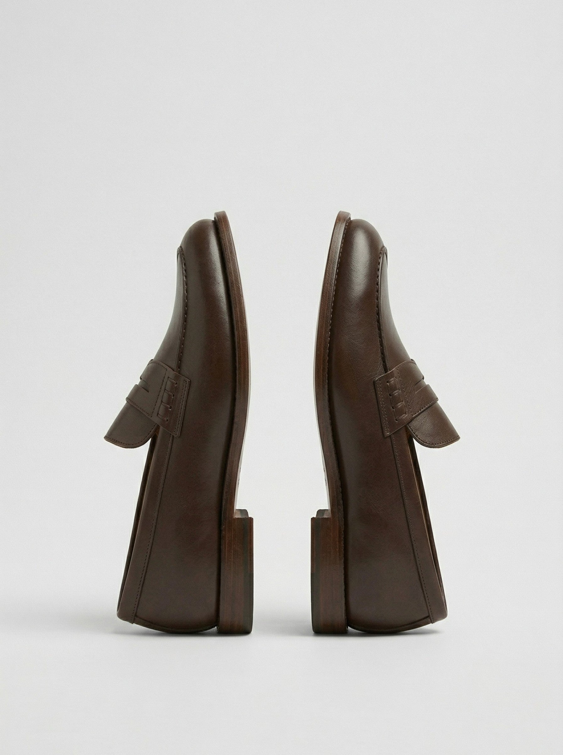 Men's Timeless Espresso Leather Penny Loafers