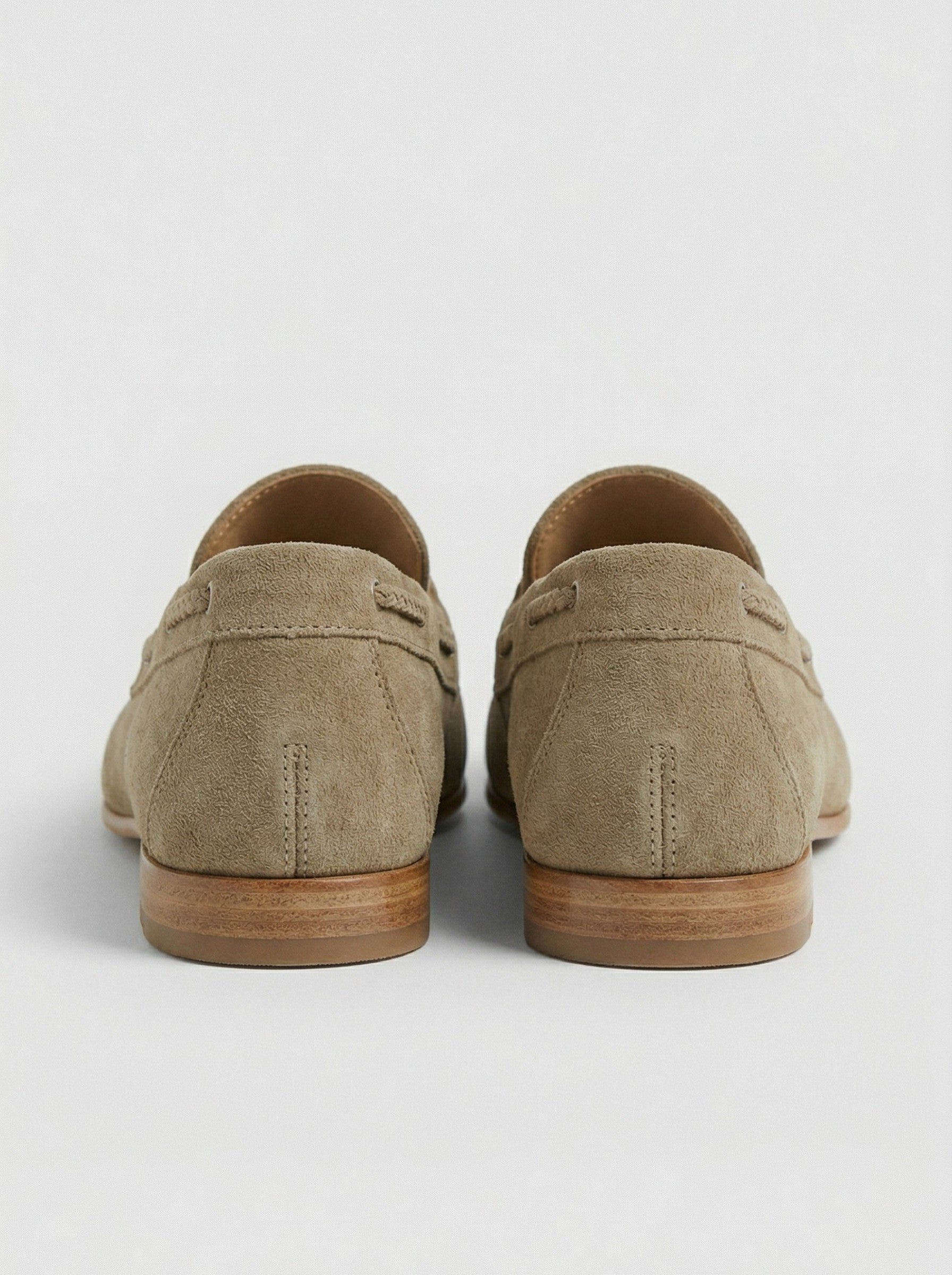 Men's Sand Suede Tassel Moccasins — Riviera Edition