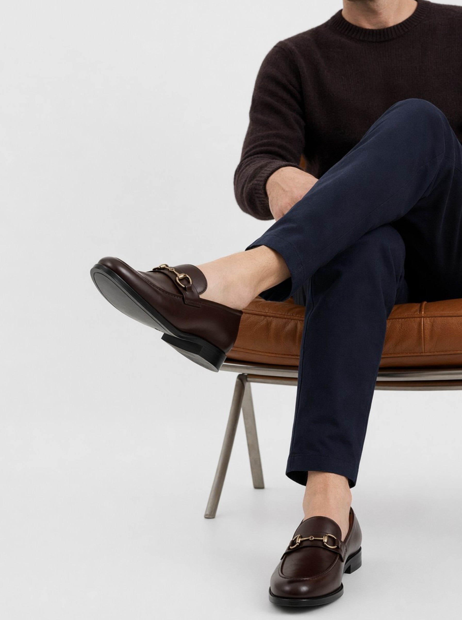 Men's Heritage Horsebit Loafers — Deep Mahogany Leather
