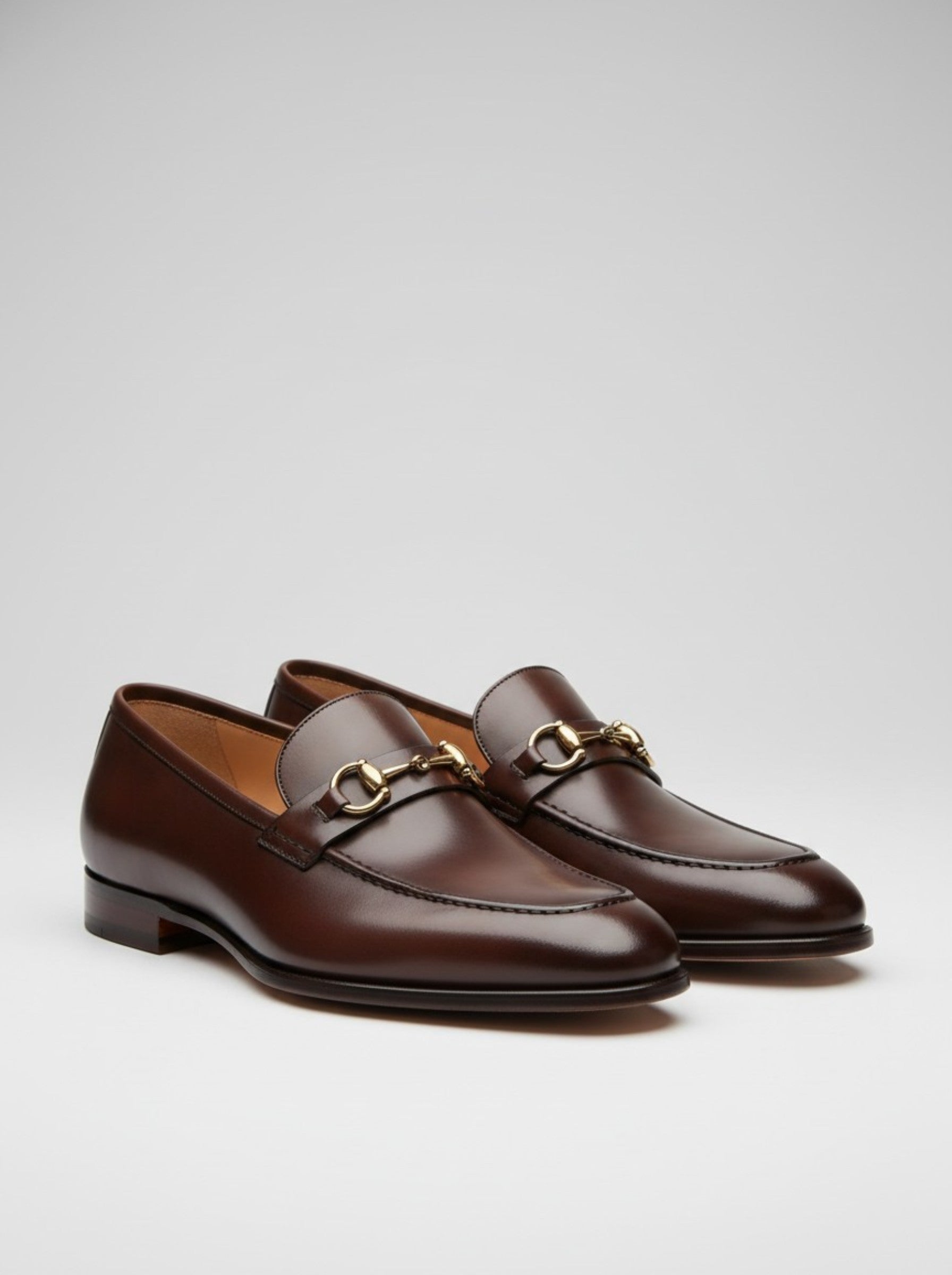 Men's Heritage Horsebit Loafers — Deep Mahogany Leather