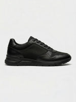 Men's Essential Urban Sneaker - Triple Black Minimalist