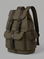 Men's Vintage Military Canvas Rucksack — Olive Drab